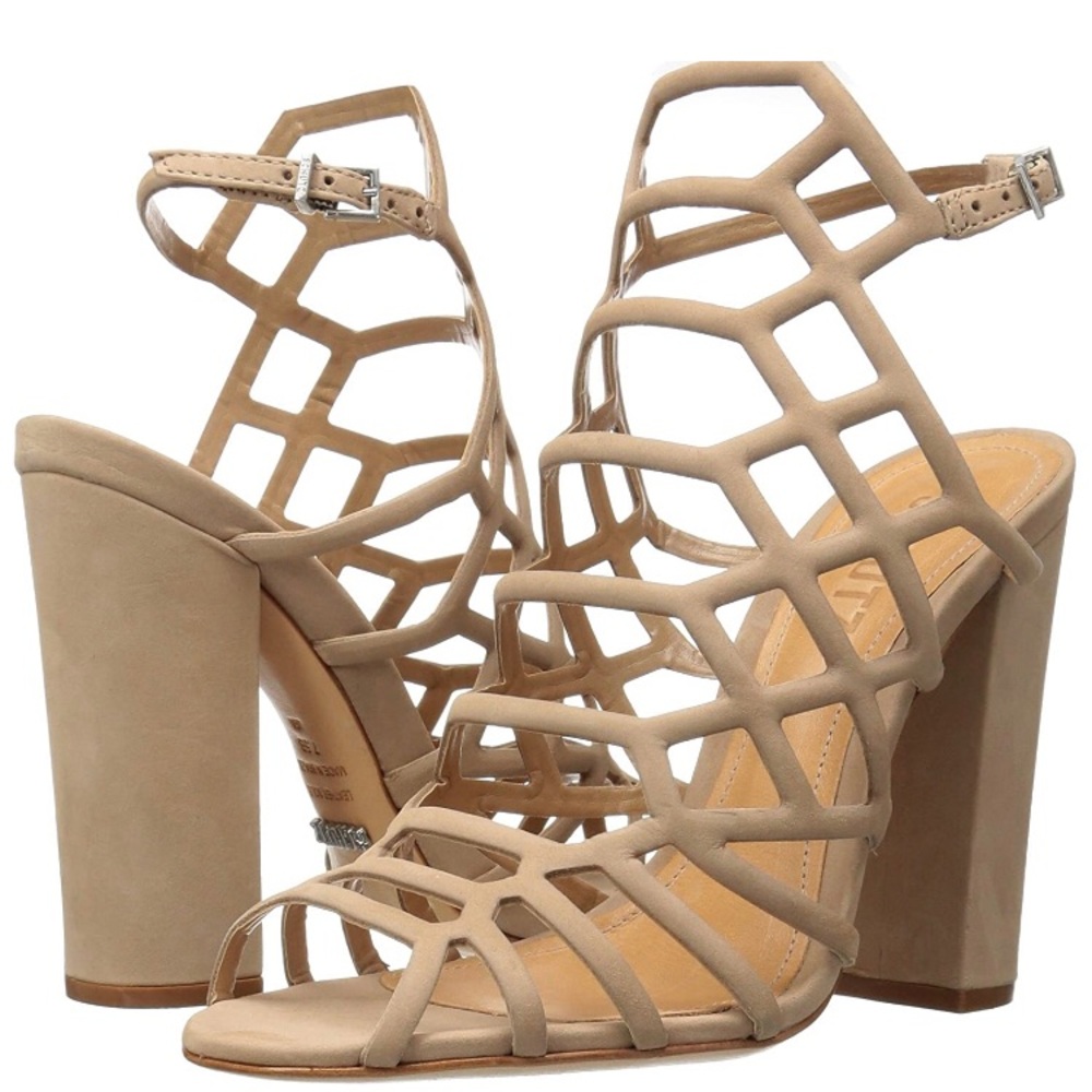 NEW Juliana Sandals Schutz nude